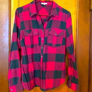 Buffalo Plaid Flannel: Pink and Gray